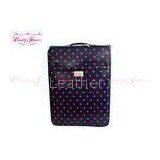 Lightweight 24 Inch Suitcase Ladies Trolley Bag With Blue and Red Polka Dot thumbnail-1