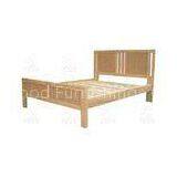 Ash Modern Wood Bedroom Furniture / Solid Wood Bed With Natural Color thumbnail-1