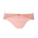 Pink Lace Floral Pretty Girls Bikinis  Smooth Microfiber underwear