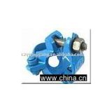 angle iron dimension/double clamp/scaffolding coupler/crossed fastener system