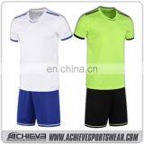 Custom Used Green Dye Sublimation Soccer Jersey / Soccer Uniforms thumbnail-2