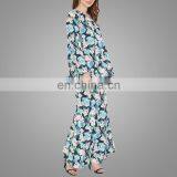 Muslim Women Abaya Printing Baju Kurung in Malaysia Fashion Baju Melayu Designs thumbnail-3