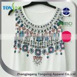 Girls Shirt With no Sleeve Gem Decorate Fashion thumbnail-1