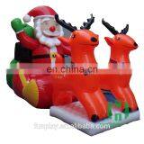 HI Charming Advrtising Inflatable Christmas Old Man Christmas Decoration Santa Claus for Sale thumbnail-1