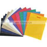 Colorful custom eco friendly cheap foldable die cut non woven bag factory price