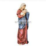 A Mother's Kiss Virgin Mary Infant Jesus Adoring Love 23 Inch Church Statue