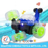 Funny plastic remote control car race toy with light