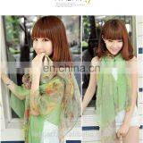 2015Elegant and Fashionable Women's Scarf Shawl Autumn Green thumbnail-2