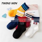 2018 china wholesale winter comfortable soft unisex children fashion cotton socks custom with logo