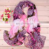 Elegant Lady Chiffon Scarf China Wholesale Scarf Polyester Magic Scarf thumbnail-3