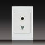 South Africa PC Material Push Button Electrical 16A Switched Socket thumbnail-3