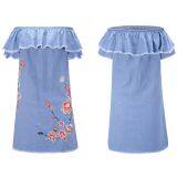 Denim Skirt Size 14 Spring Slim Long thumbnail-3