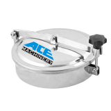 Stainless Steel Upper Seal Normal Pressure Round Tank Hatch Cover Circular Manway thumbnail-2