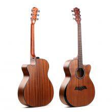 OEM High Quality Acoustic Guitar Custom LS-550 40 Inch Stain Finish Guitar Made in China Wholesale Price thumbnail-1