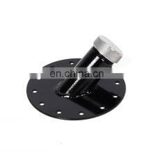 45 Degree 12 Bolt Flange Black Steel Fuel Cell Fast Fill Filler Neck And Cap thumbnail-1