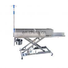 Wholesale 304 Stainless Steel Hydraulic/electric Lifting Surgical Pet Operation Table With Certificates thumbnail-1