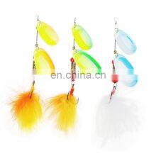10cm/17g Feather Rotating Sequin Road Sub Sequin False Bait thumbnail-1