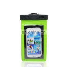 Factory Price Waterproof Mobile Plastic Bag Hard Case With Lanyard