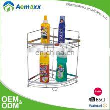Toilet Bathroom Metal 2 Double Layer Organizer Shelf Storage Rack thumbnail-4