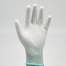 13G White PU Coated ESD Gloves For Automatic Industrial 13G White Poly PU Coated ESD Gloves For Automatic Industrial 13G White Poly PU Coated ESD Gloves For Automatic Industrial 13G White Poly PU Coated ESD Gloves For Automatic Industrial 13G White P thumbnail-5