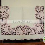 100% cotton damask tablecloth hemstitch table cloth luxurious tablecloth pink fancy tablecloth