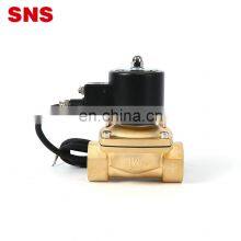 SNS 2WF400-40 110V Explosion-proof Normally Closed Pneumatic Large Diameter Coil Brass Solenoid Valve
