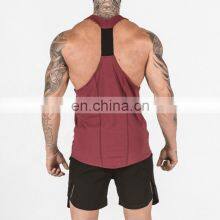 Custom High Quality Fashion Fitness Black Gym Tank Top Men With Private Label thumbnail-2