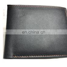 Genuine Cow Hide Leather Bifold Wallet Wholesale Retail Top Grain Original Skin Two Fold RFID OEM ODM thumbnail-2