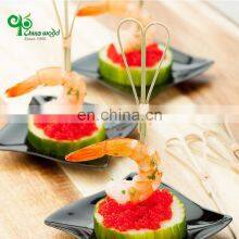 Yada Customized High Quality Decorative Disposable Bamboo Cocktail Picks Food Grade Fruit Picks thumbnail-3