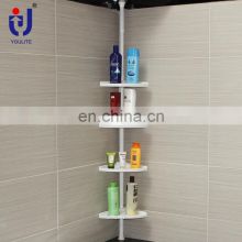 Bathroom wall shower corner racks and shelves