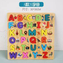 Kids Creative Alphabet Wood Puzzles ABC Letter and Number Montessori Learning Board Educational Toys for Toddlers thumbnail-2
