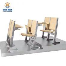 JS Group Foldable Plywood Steel School Chairs Lecture Auditorium University Classroom Versatile Student Desk Chair thumbnail-2