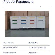 White Metal Filing Cabinet With Lock HN-L596 for Laboratory, Thickened Steel, Corrosion-Resistant 2/3/4 Drawers Option, Customized Office Furniture thumbnail-4