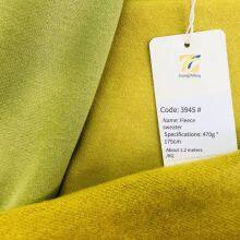 Guangzhifeng 3945# 470g Dense Velvet Cotton Sweatshirt Fabric With Brushed Back, Heavyweight, in Stock, Popular Autumn and Winter Trendy Outerwear Fabric thumbnail-3