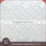 Professional OEM/ODM Manufactur Japanese Voile Cutwork Embroidery Polyester Lace Fabric Designs thumbnail-1