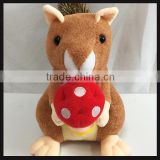 stuffed mushroom plush toy, stuffed animal toy with mushroom custom design