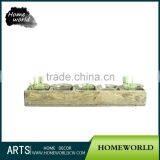 Wooden Vintage Handmade Home Decor Tealight Votive Tray Candle Holder thumbnail-1