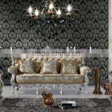 Newclassic Solid Wood Frame Velvet Fabric Sofa Set thumbnail-1