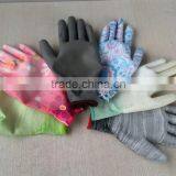 good quality newly PU working glove gray