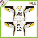 Team High Quality Sublimation Ice Hockey Jersey and Tops and Pants 100% Polyester Hockey Jersey thumbnail-2