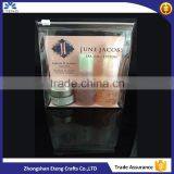 Best Popular Custom Logo PVC Zipper Bag,transparent Cosmetic Bag With Insterted Card