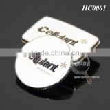 Golf Club Promotional Customized Square Shaped Hat Clip Round Shaped Metal Magnetic Golf Ball Marker