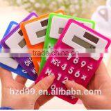 Promotion Gift Mini Silicone Porket Calculator Solar Cell Calculator / Logo Customized OEM Electronic Manufacturer thumbnail-4