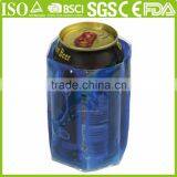 High Quality New Wine Bottle Cooler PVC Blue Cooler Wine Freezer Bag thumbnail-6