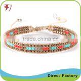 White Macrame Boho Bracelet thumbnail-1