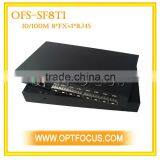 10/100M 8 SFP +1 RJ45 Fiber Optical Ethernet Switch With Eight SFP Ports