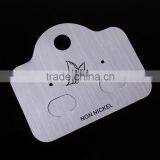 Special Craft Brushed Silver Earring Card Artistic Display thumbnail-2