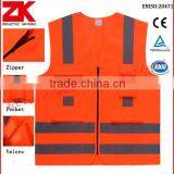 Best Price Wholesale Warning Reflective Vest With Multi Pocket thumbnail-3