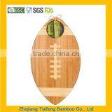 Totally Bamboo Football Cutting Board / Serving Platter New thumbnail-2