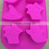Ghost Shape Halloween Silicone Fondant Mold Cake Tools thumbnail-2